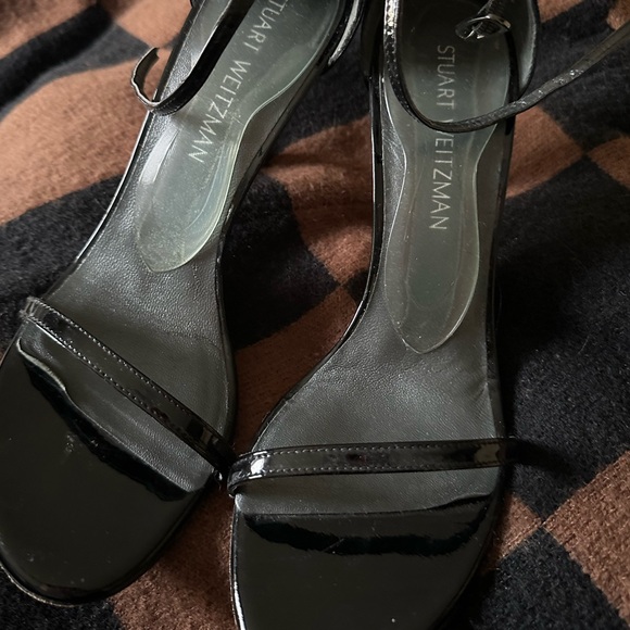 Black Stuart Weitzman Nudist Heels 9.5 - Picture 7 of 7